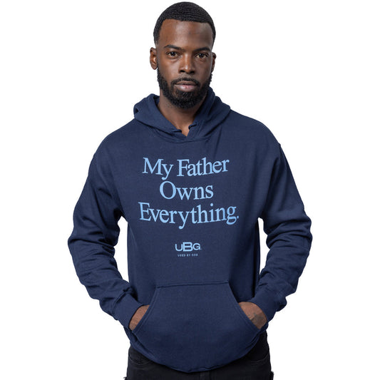 My Father Owns Everything Carolina Blue Hoodie