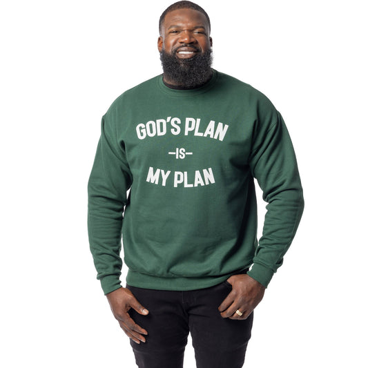 God's Plan My Plan Sweatshirt (Emerald)
